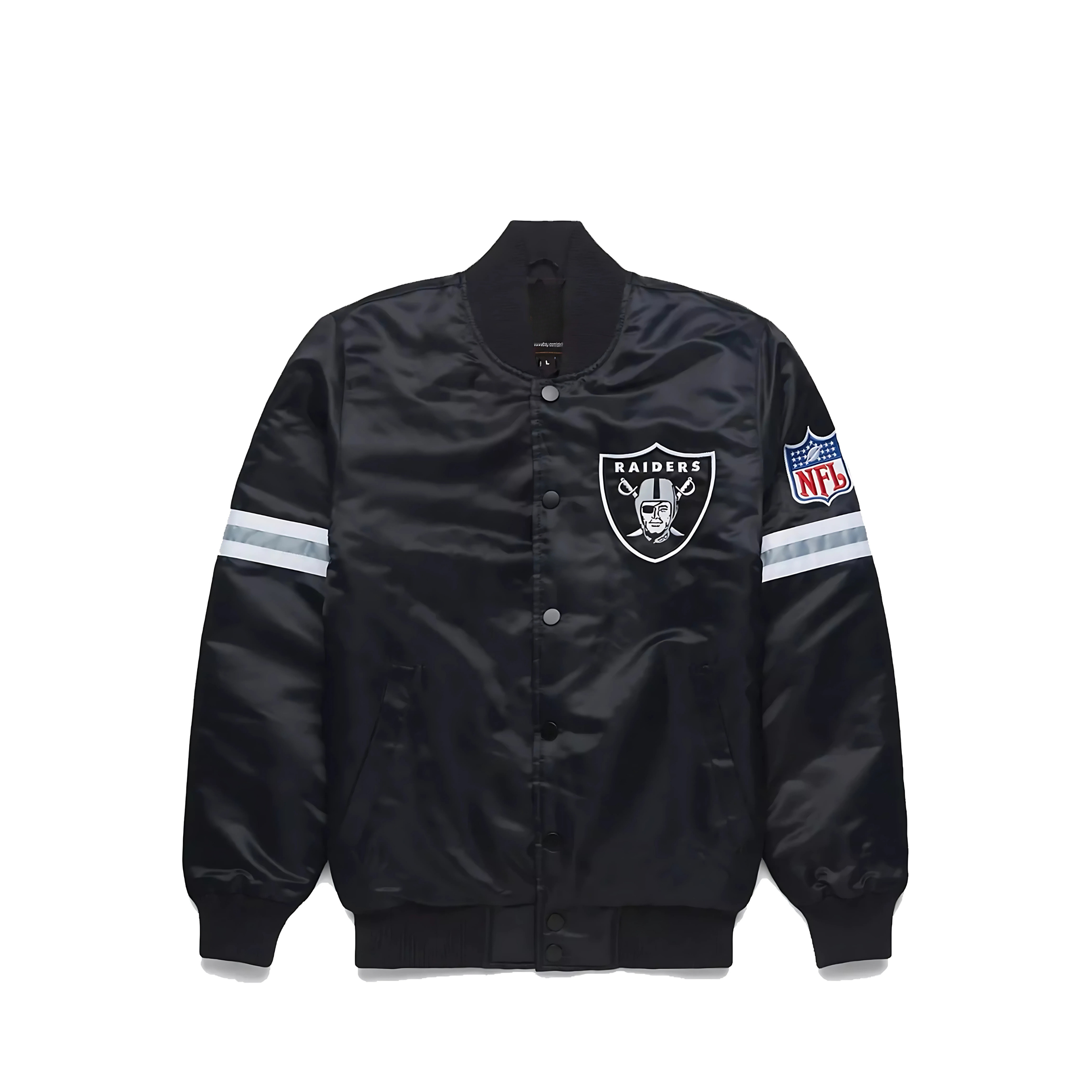 Las Vegas Raiders Varsity Satin Jacket | Classy Jackets
