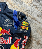 Vintage Motorsport Racing Bomber Jacket – Red Bull Inspired