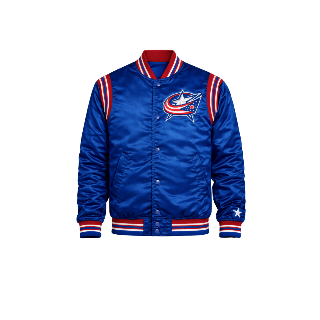 Columbus Blue NHL Satin Jacket