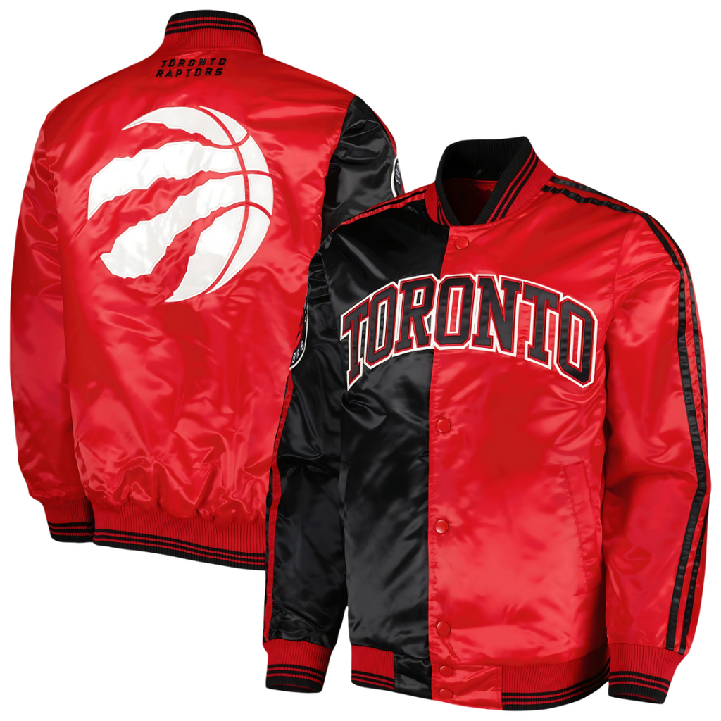 NBA Toronto Raptors satin jacket for basketball fans, JacketnJoint