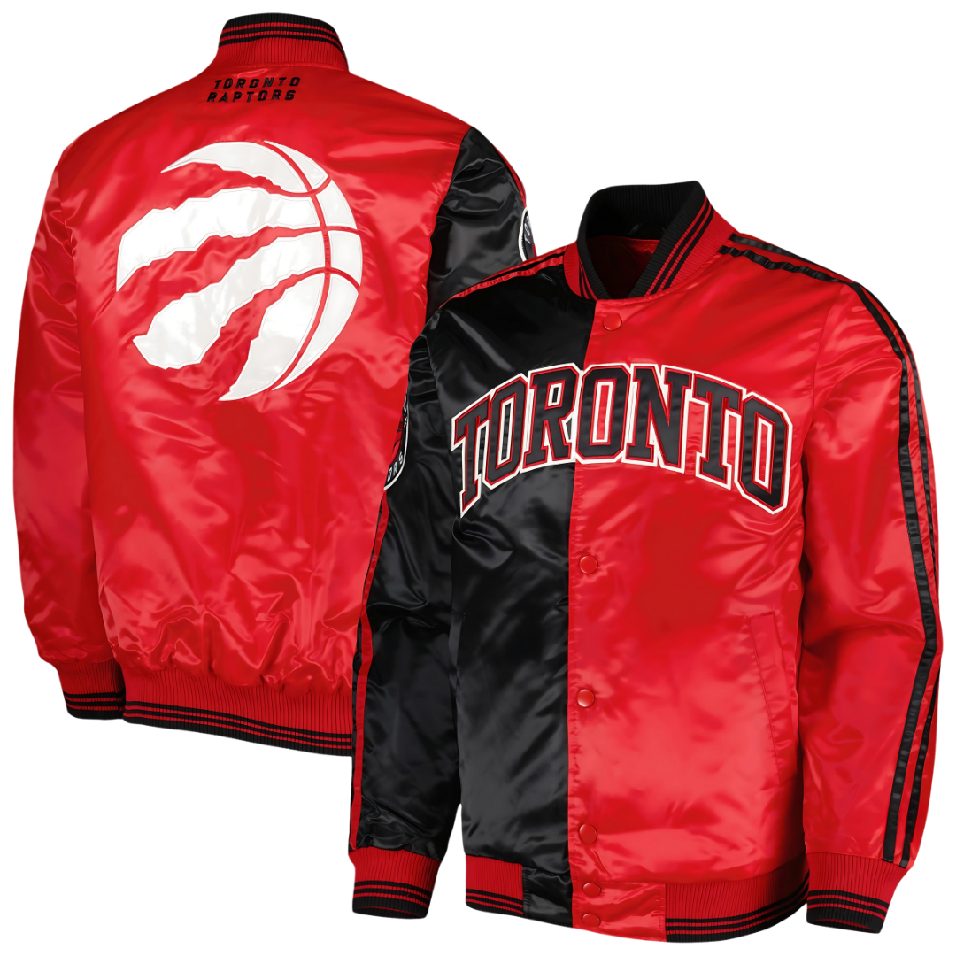 NBA Toronto Raptors satin jacket for basketball fans, JacketnJoint