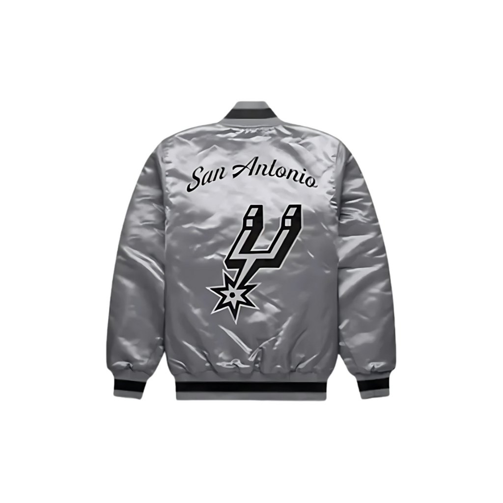 NBA San Antonio Spurs fan apparel satin jacket, JacketnJoint