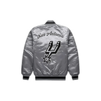 NBA San Antonio Spurs fan apparel satin jacket, JacketnJoint