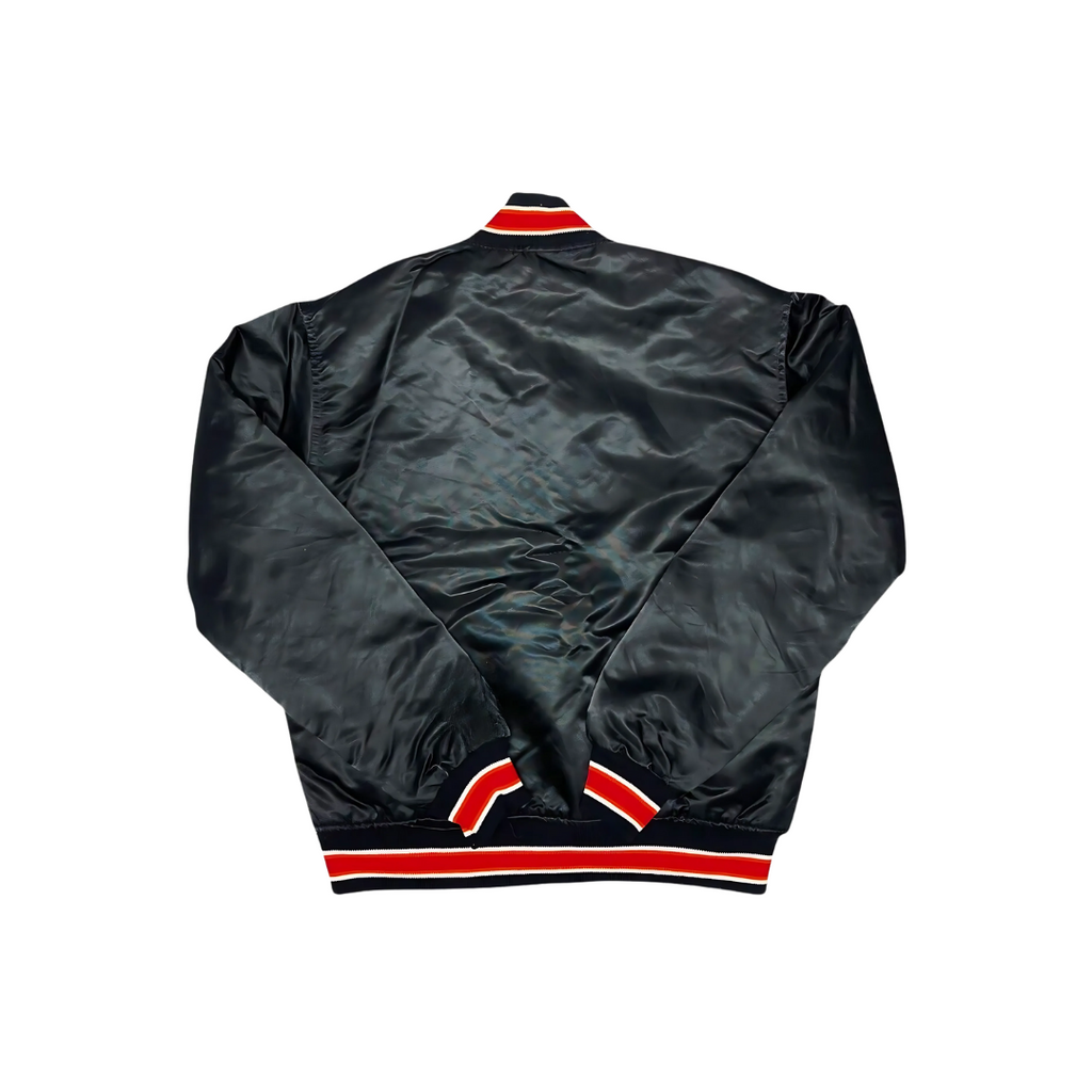 Miami Heat heritage satin jacket official NBA fanwear backwear, JacketnJoint
