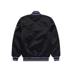 Tampa Bay Devil Rays Black Satin Bomber Jacket Back view, JacketnJoint