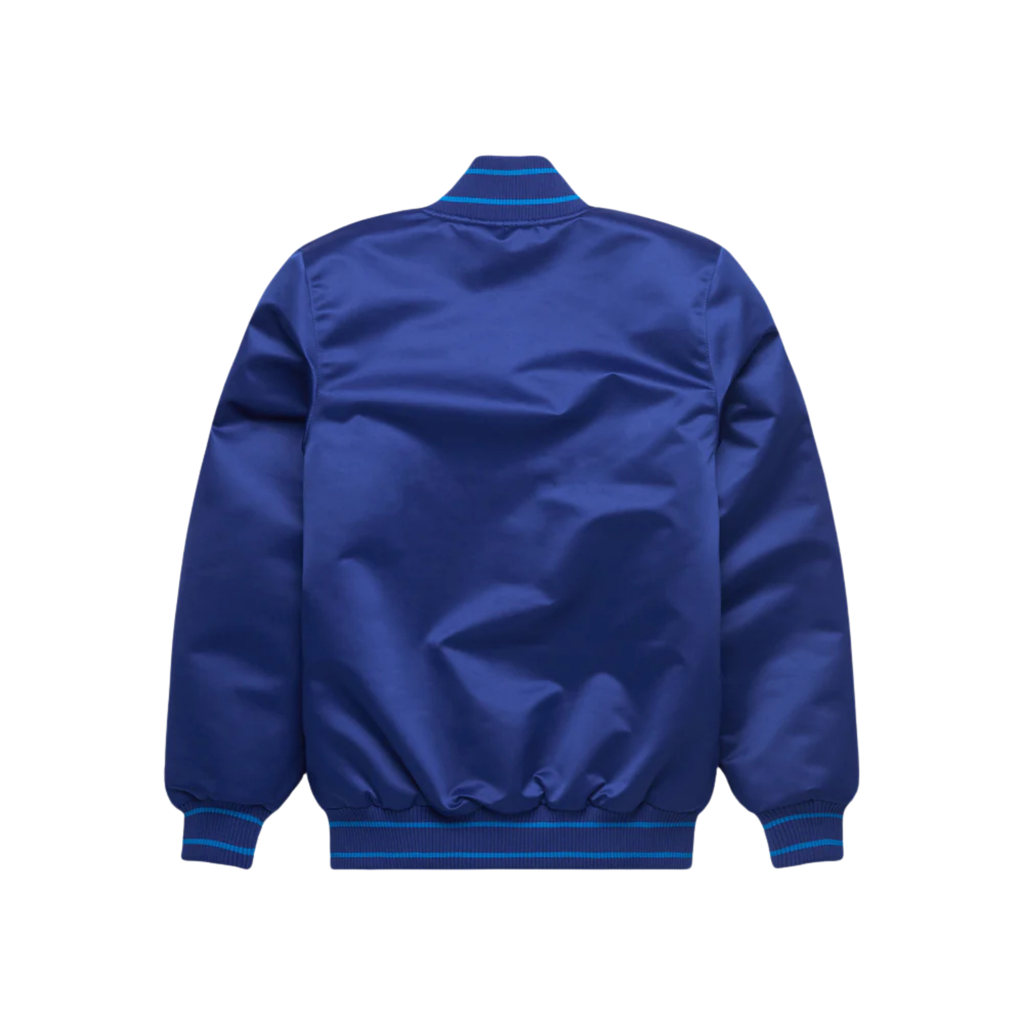 Toronto Blue Jays royal satin MLB jacket back view, JacketnJoint