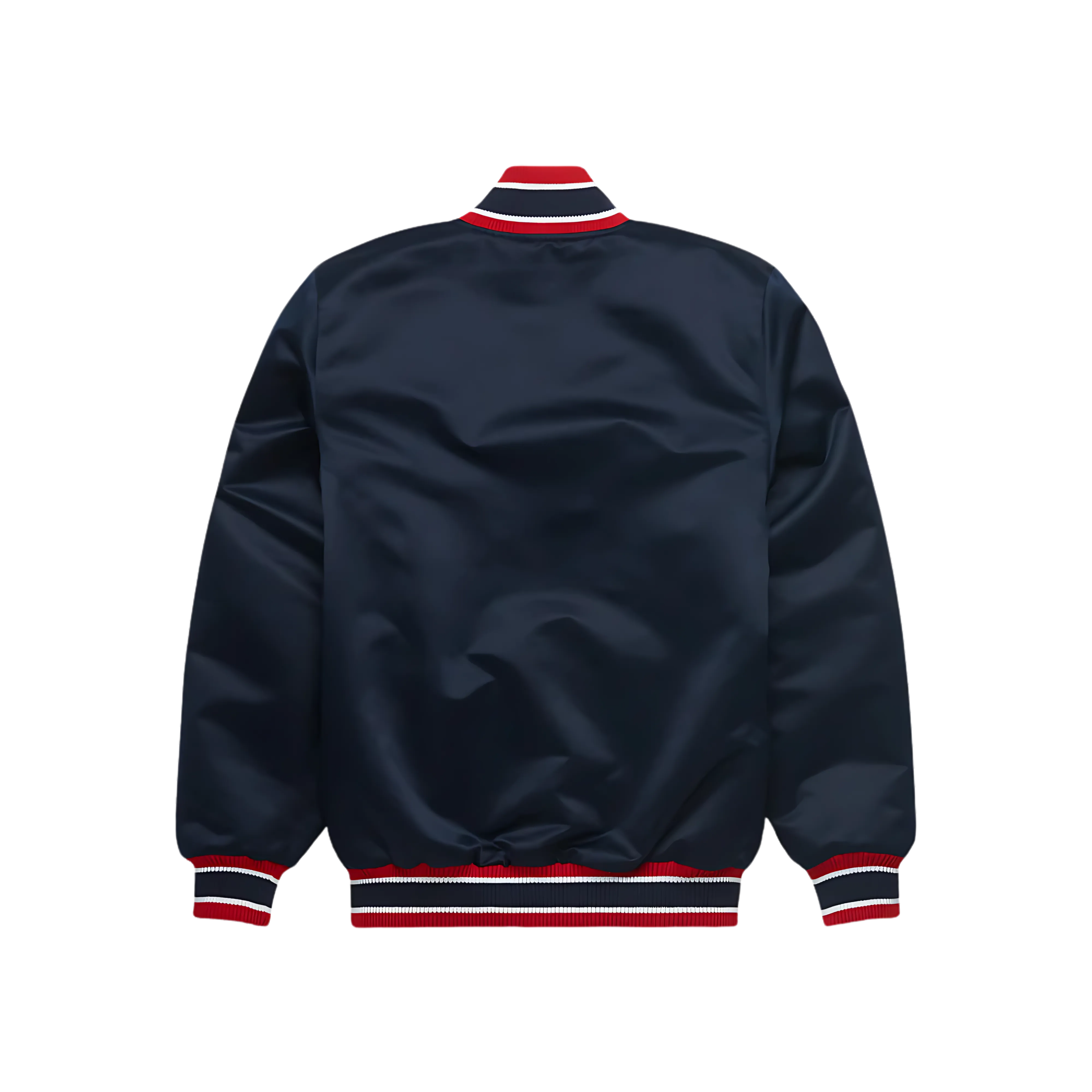Official MLB Cardinals satin jacket back view, JacketnJoint