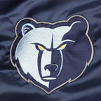 NBA Memphis Grizzlies satin fan jacket front angle, JacketnJoint