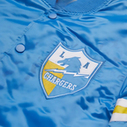 Blue Satin Jacket Los Angeles Chargers Fan Gear, JacketnJoint