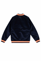 Edmonton Oilers Black NHL Satin Jacket