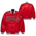 Official Chicago Bulls varsity satin basketball jacket, JacketnJoint