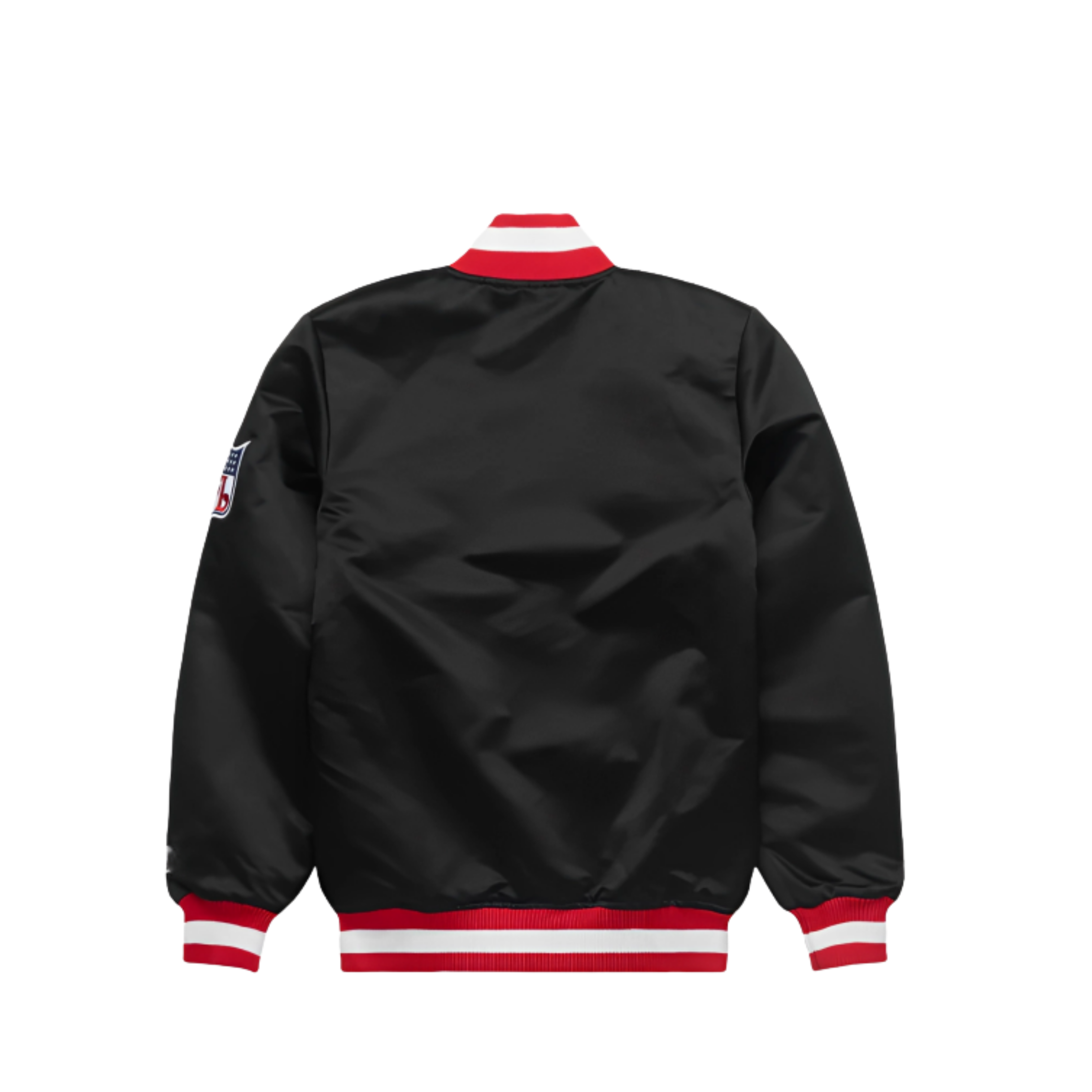 Chiefs black bomber jacket with embroidered team logo, JacketnJoint