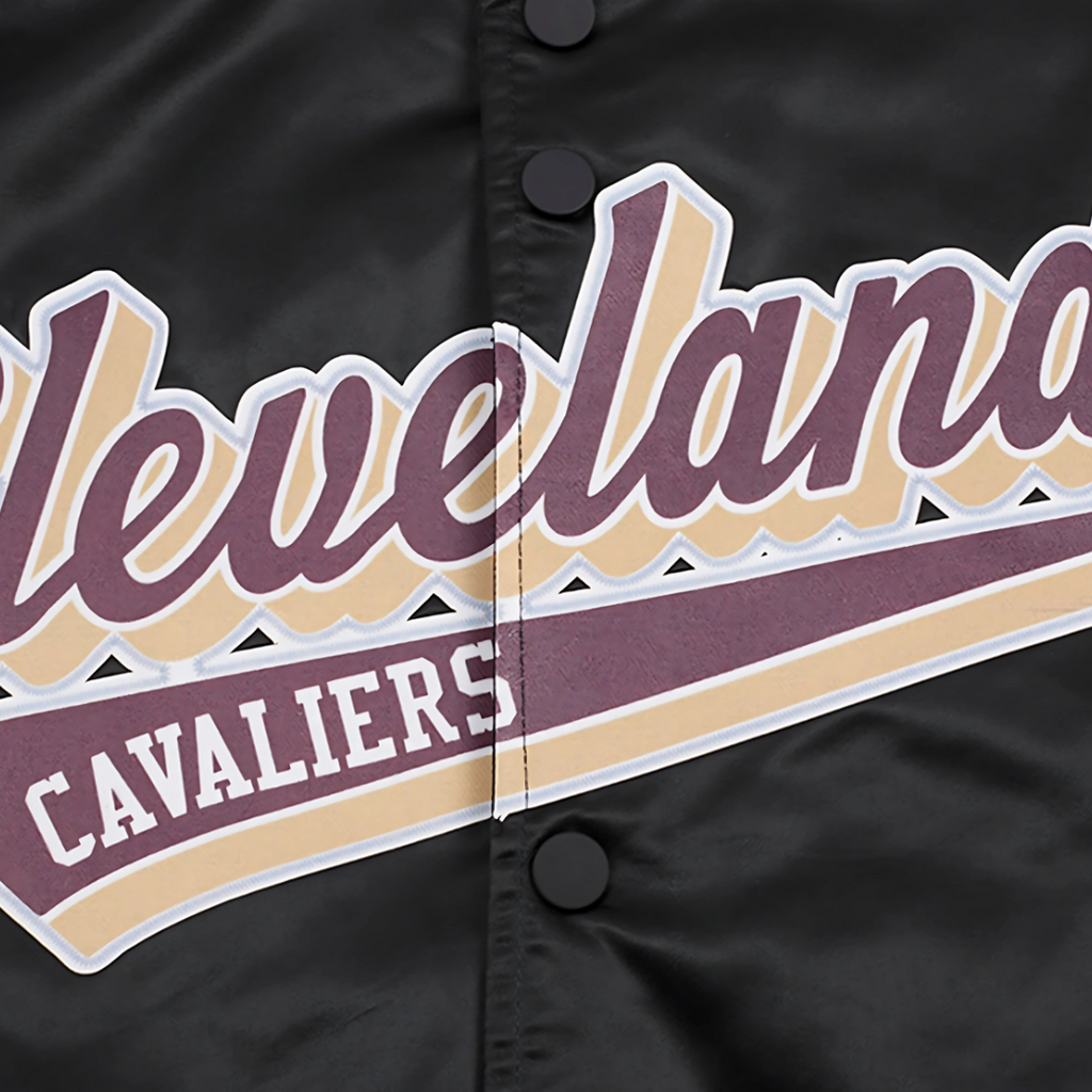 Classic edition Cleveland Cavaliers satin outerwear for fans, JacketnJoint
