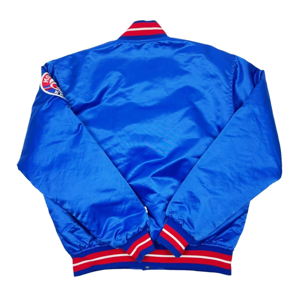Montreal Expos Bomber Blue Satin Jacket