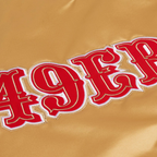 Scarlet satin NFL jacket San Francisco 49ers, JacketnJoint