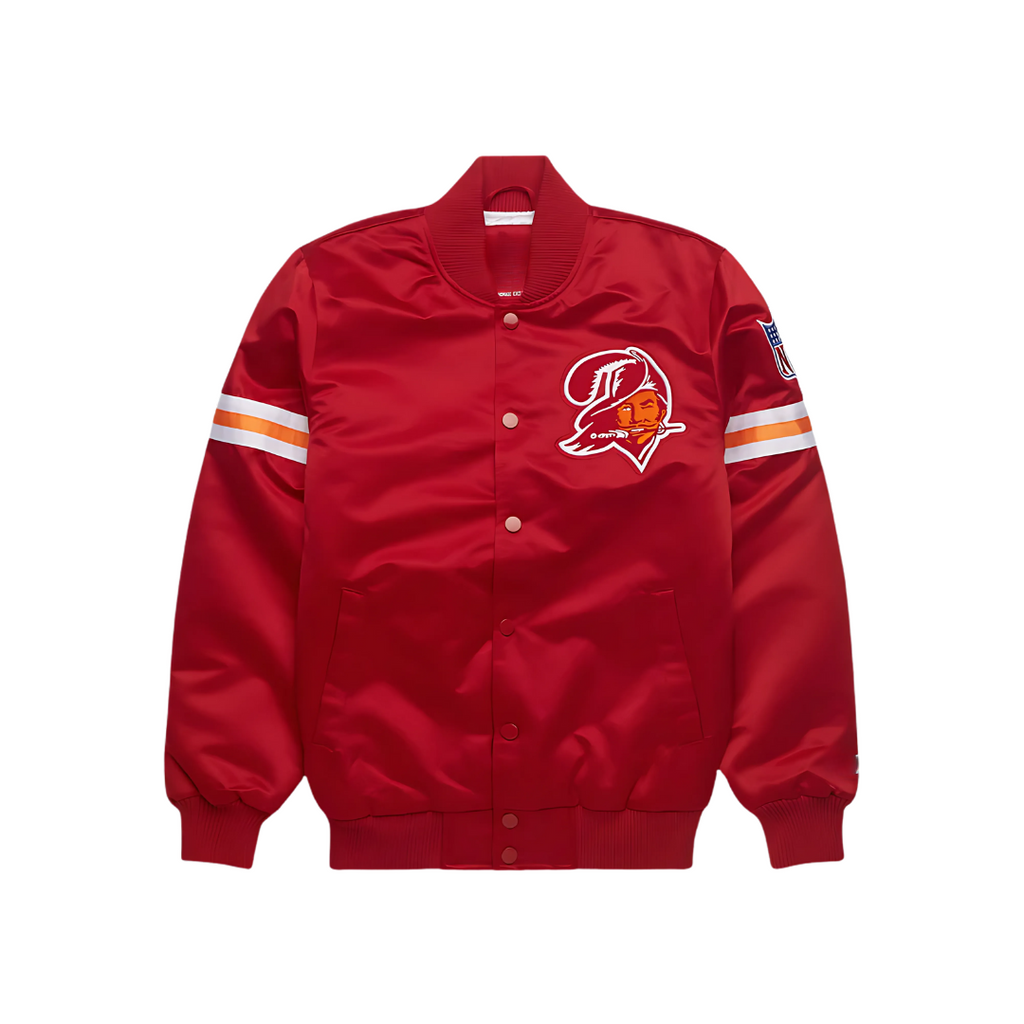 Tampa Bay Buccaneers Red Satin Victory NFL Jacket, JacketnJoint