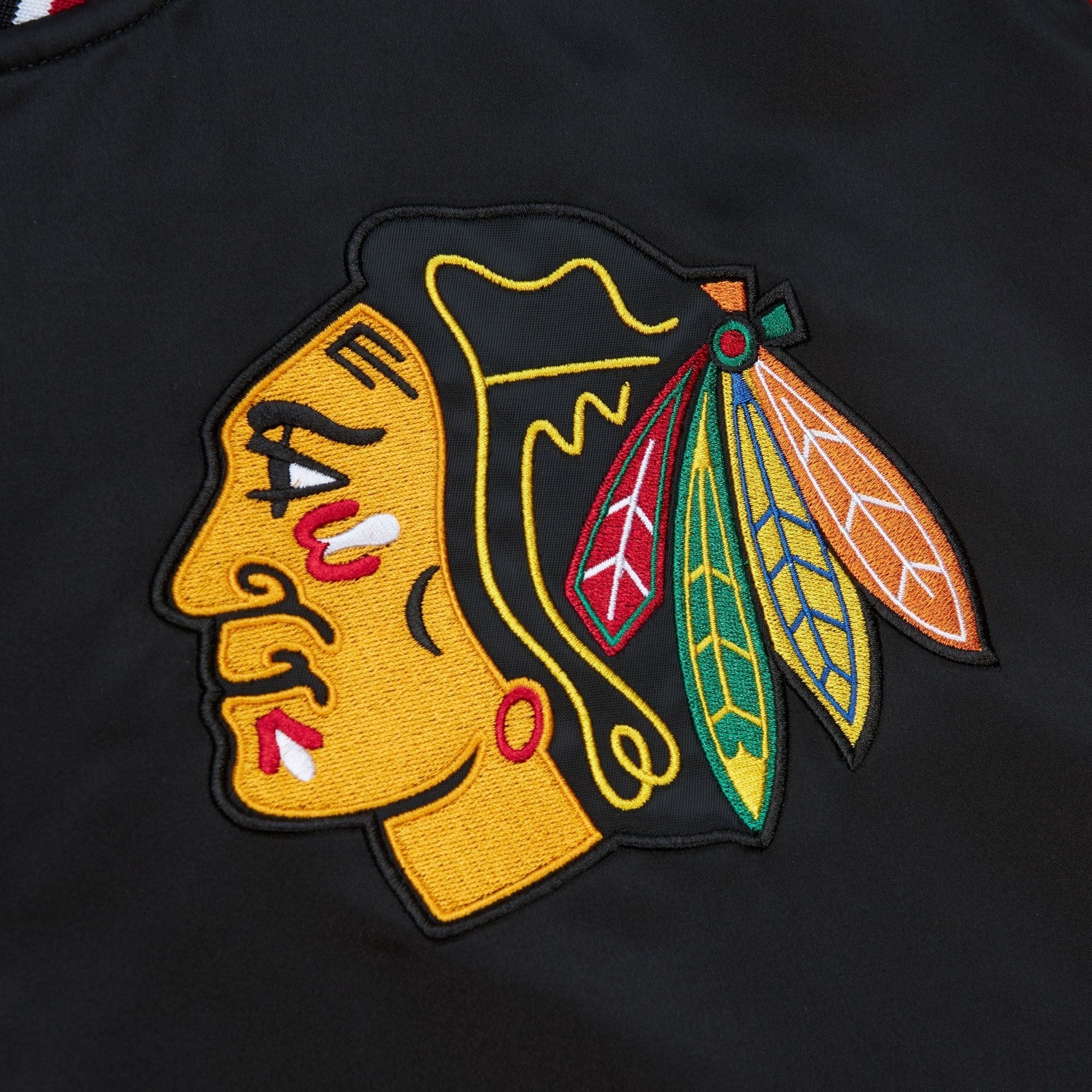 Chicago Blackhawks NHL Satin Jacket