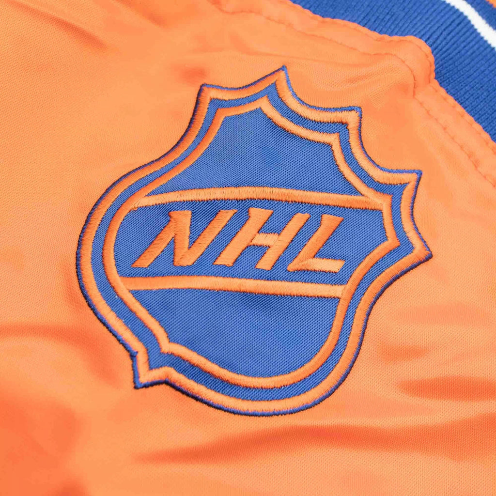 Edmonton Oilers NHL Satin Jacket