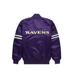 Premium purple satin Ravens bomber jacket for fans, JacketnJoint