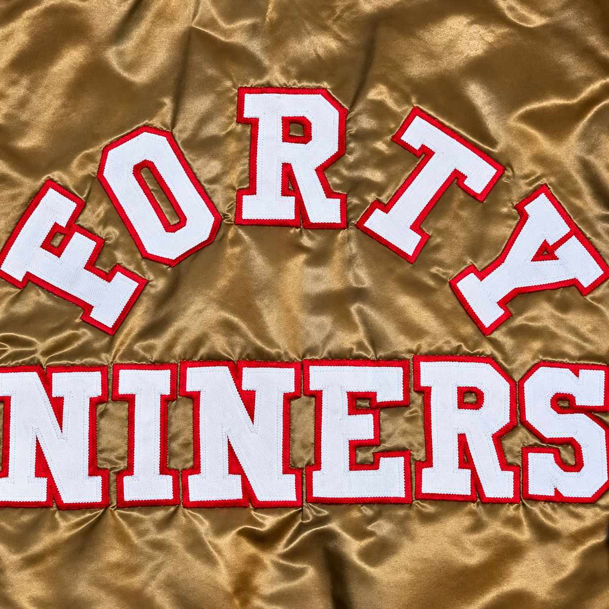 San Francisco 49ers 90's Scarlet Satin Jacket