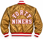 San Francisco 49ers 90's Scarlet Satin Jacket