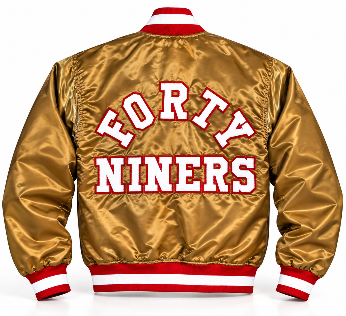 San Francisco 49ers 90's Scarlet Satin Jacket